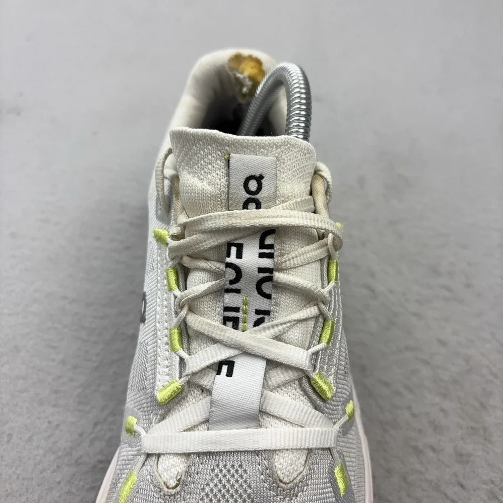On Cloudsurfer Shoes Womens Size 9 Gray Lime CloudTec Running Sneakers Athletic